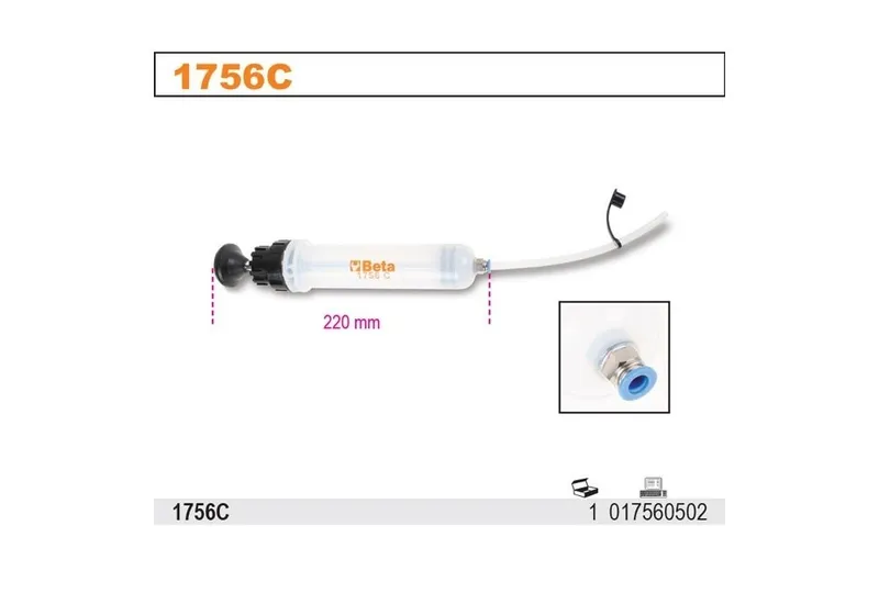 Strzykawka Olejowa PP 200ml BETA