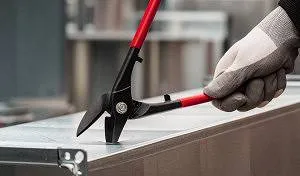 Nożyce Do Blachy Erdi Lewe 280mm Bez Ogranicznika BESSEY