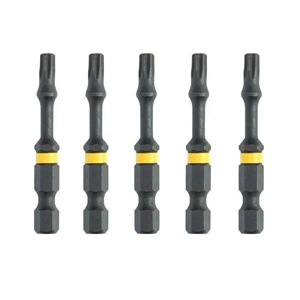 Końcówki Wkrętakowe Udarowe Torsion T30/50 mm 5 szt. DEWALT