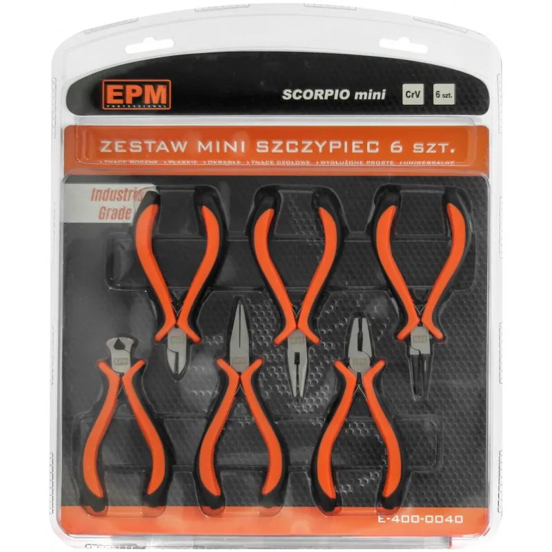Zestaw Mini Szczypiec 6 Sztuk Crv Scorpio EPM
