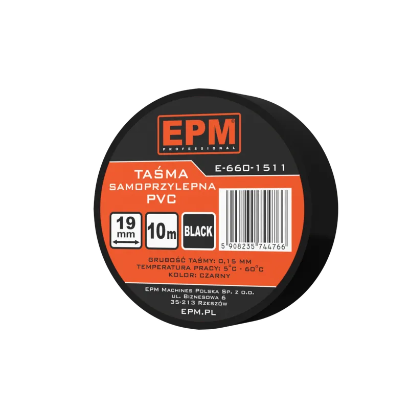 Taśma Izolacyjna 19MM*10M EPM - Czarna