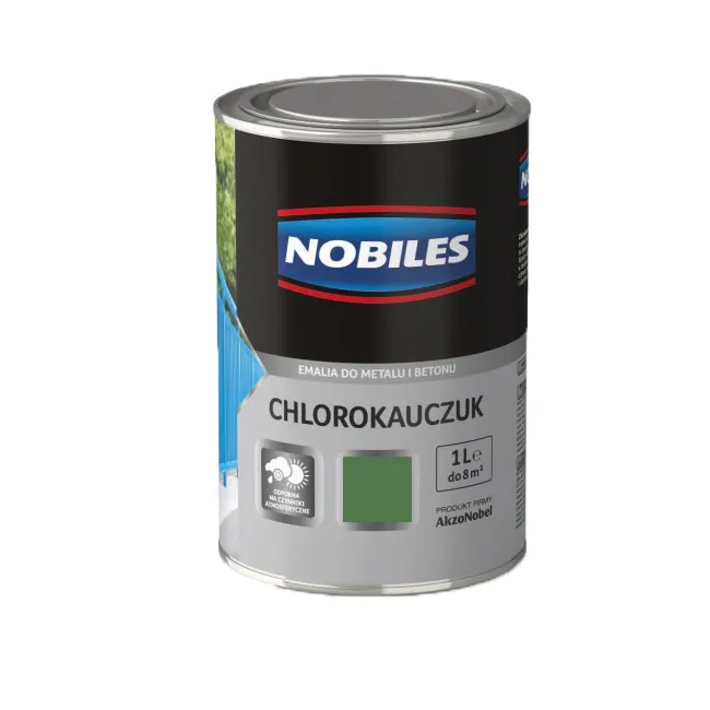 Emalia Chlorokauczukowa Trawa 6010 0.9 NOBILES - Zielona