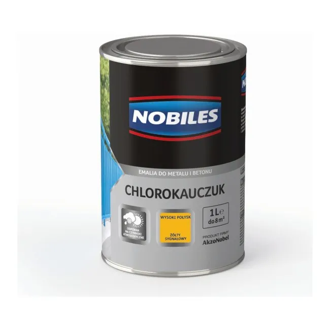 Emalia Chlorokauczukowa Sygnałowa 1003 0.9l NOBILES - Żółta