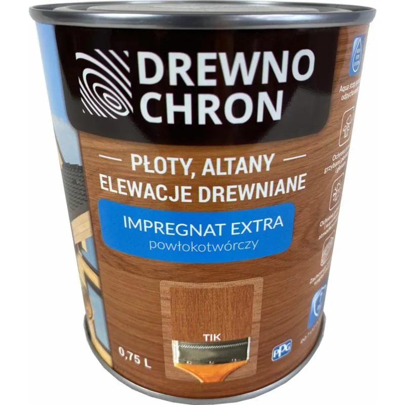 DREWNOCHRON Impregnat Powłokotwórczy Tik 0.75l