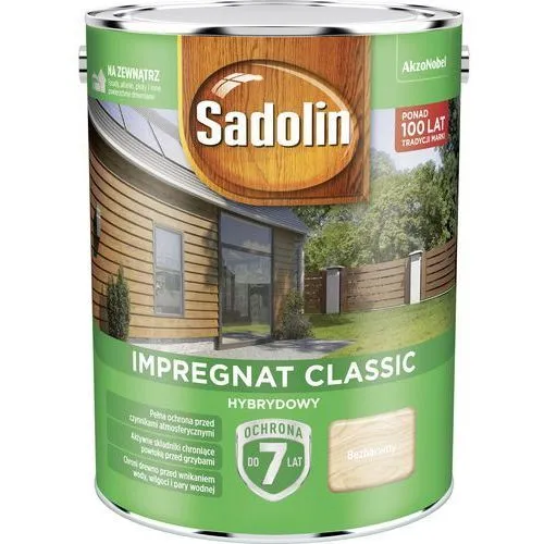 SADOLIN Classic Hybrydowy 7 Lat Bezbarwny 4.5l