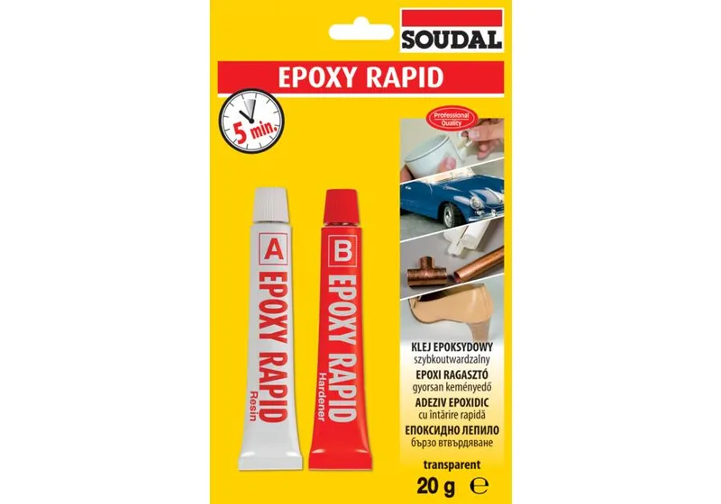 Klej Epoksydowy Rapid 2x10 ml SOUDAL