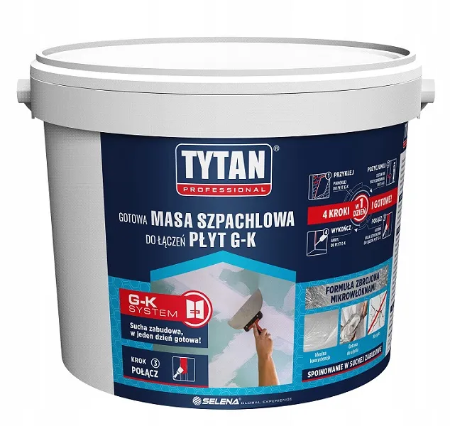 Masa Do Spoinowania Płyt G-K 5kg TYTAN - Biała