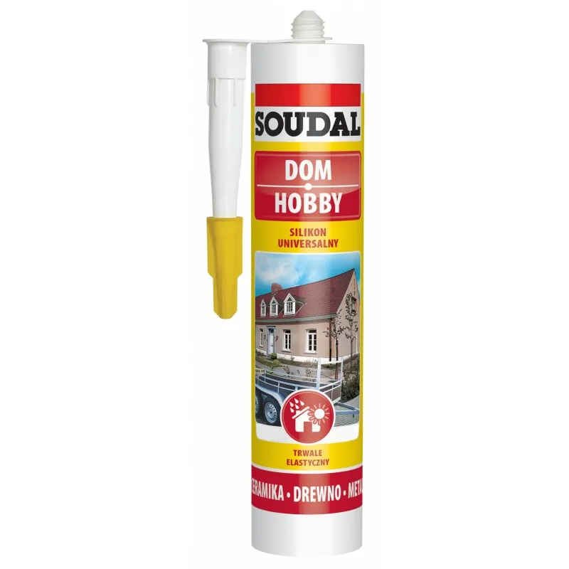 Silikon SOUDAL 280ml - Czarny