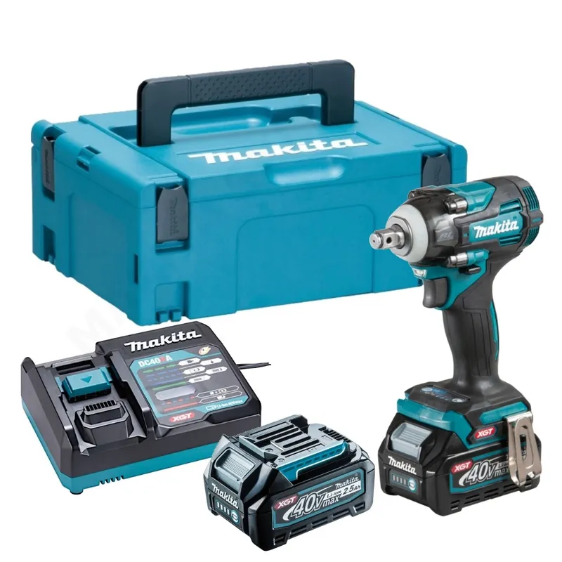Klucz Udarowy Akumulatorowy 1/2'' 40V Xgt 350NM 2*2.5AH Makp MAKITA