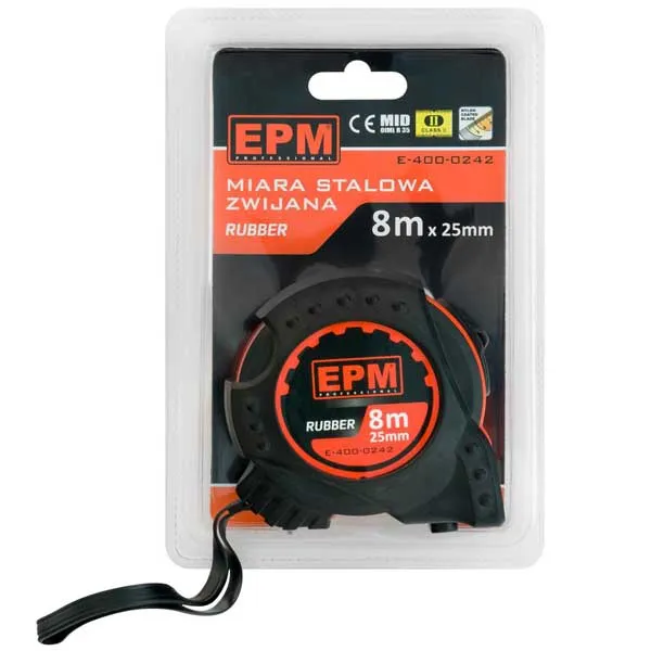 Miara Zwijana Rubber 8M*25MM EPM