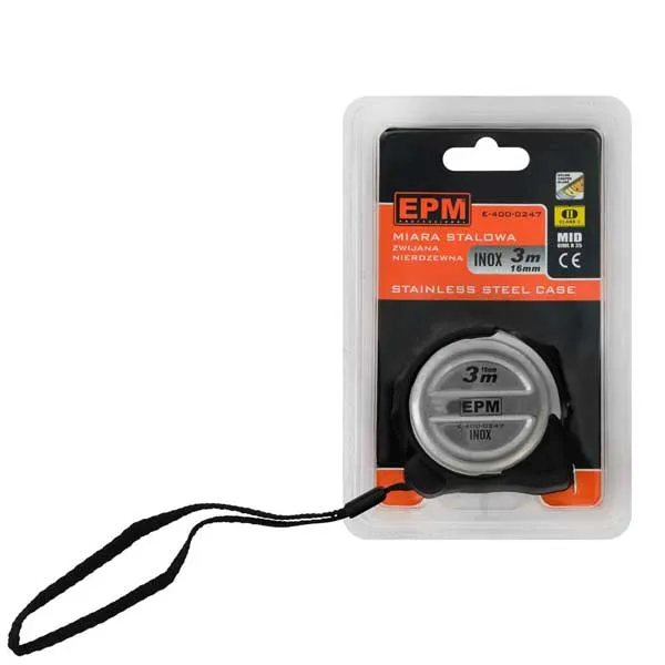 Miara Zwijana INOX 3M*16MM EPM
