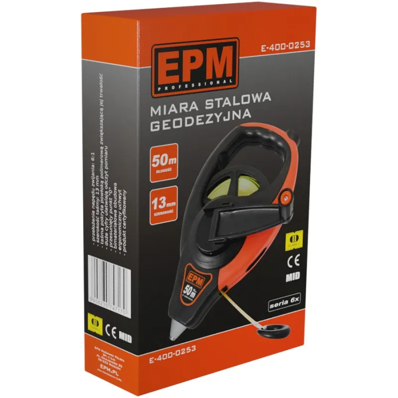 Miara Stalowa Geodezyjna 50m EPM