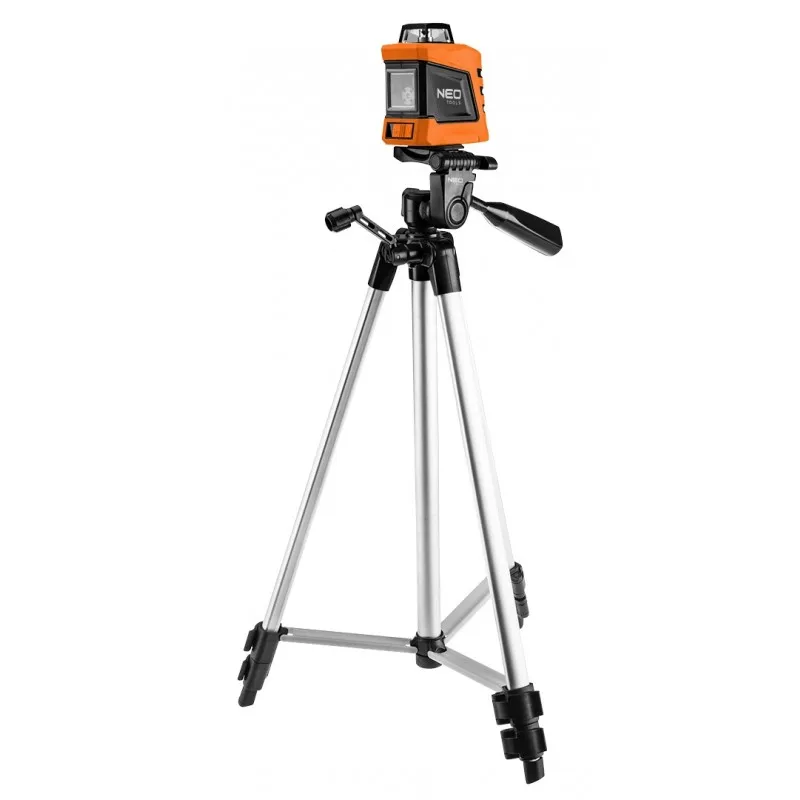 Laser Płaszczyznowy 15m 360 W Poziomie Statyw 1.5m NEO - Czerwony