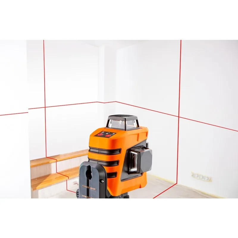 Laser Płaszczyznowy 15m 3D 360 NEO - Czerwony