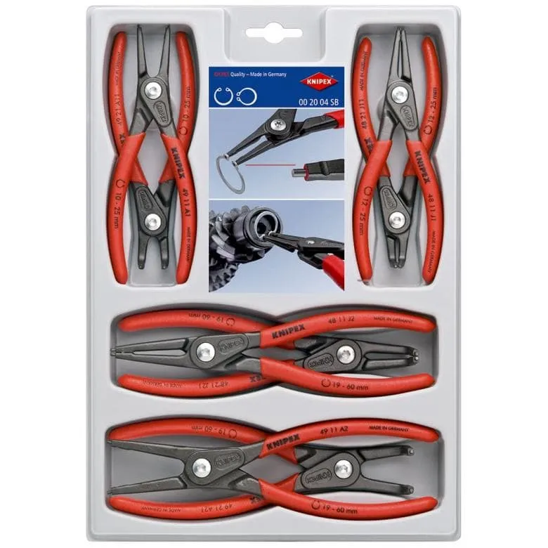 Zestaw Szczypiec Do Pierścieni Osadczych 8-CZ. KNIPEX