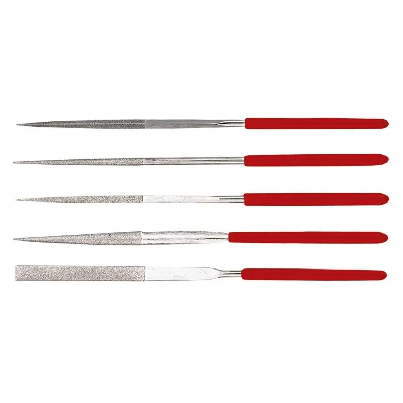 Pilniki Iglaki Diamentowe Komplet 5-SZTUKOWY 140mm TOPEX