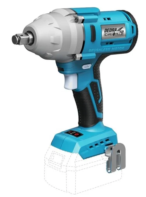 Klucz Udarowy Akumulatorowy 1/2'' 18V 650NM 0*AH Sas+ DEDRA