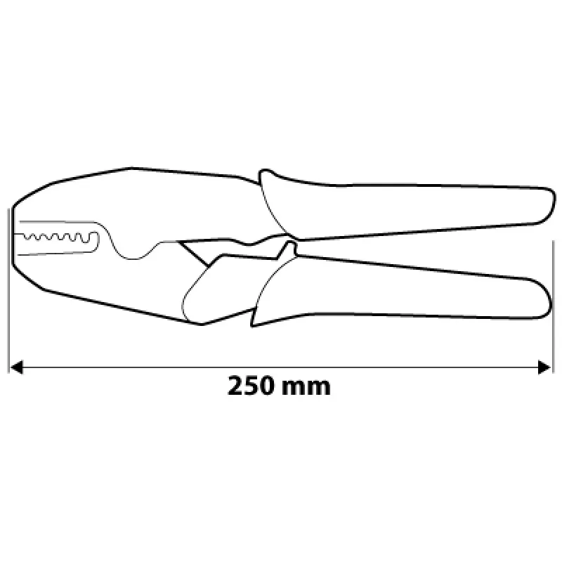 Szczypce Do Zaciskania Końcówek 250mm NEO