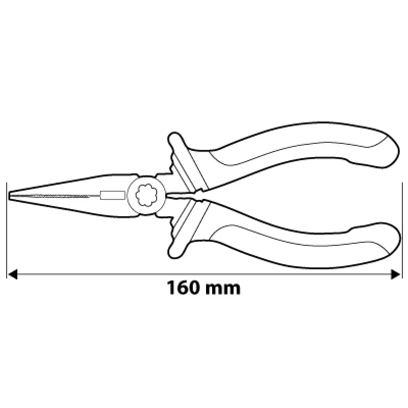 Szczypce Wydłużone Proste 160mm NEO