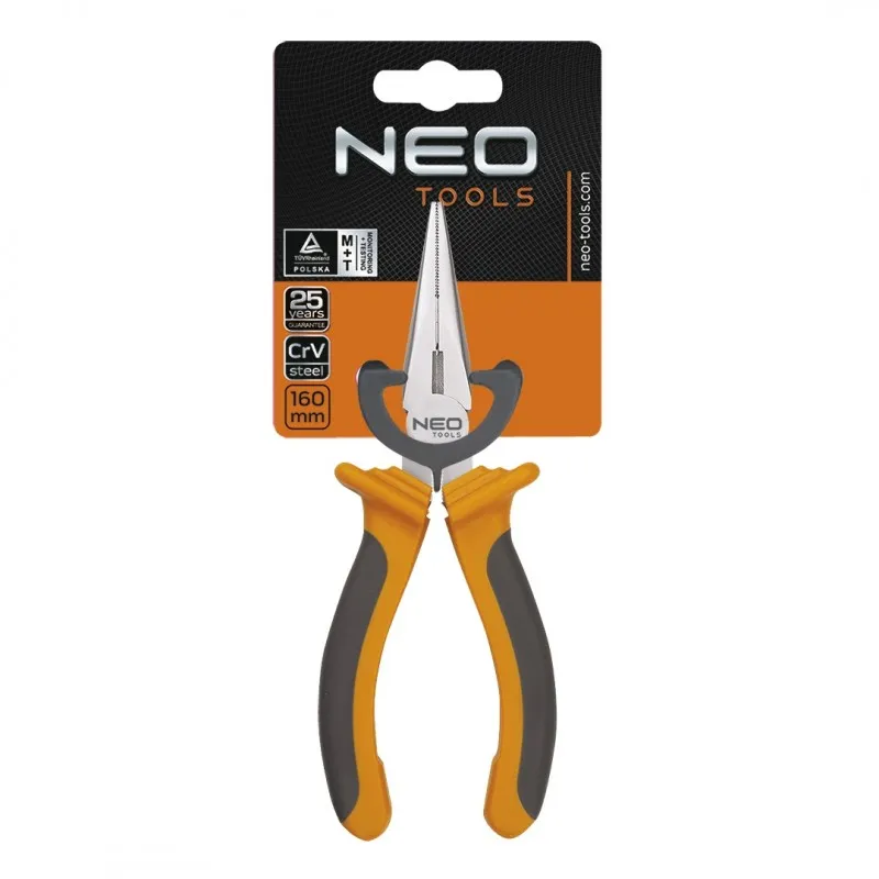 Szczypce Wydłużone Proste 160mm NEO
