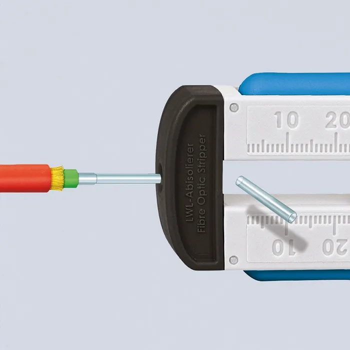 Przyrząd Do Ściągania Izolacji Z Kabli Światłowodowych 190mm KNIPEX