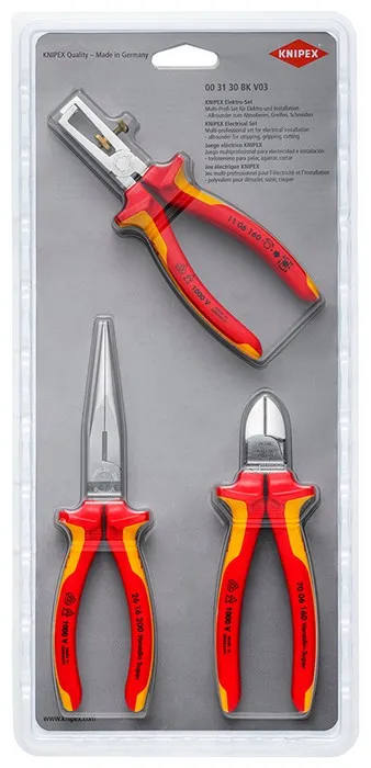 Zestaw Narzędzi Do Prac Elektroinstalacyjnych 3 szt. KNIPEX