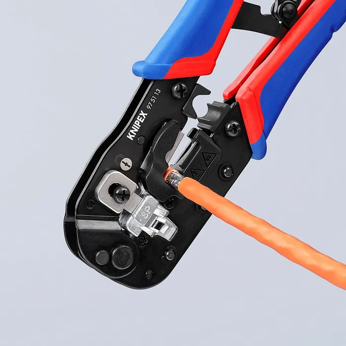 Szczypce Do Zagniatania Złączy Typu Western RJ45 KNIPEX