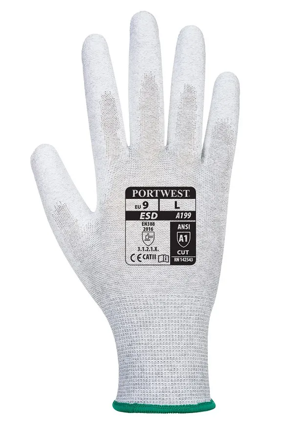 Rękawice Antystatyczne Powlekane PU A199 Rozmiar XL PORTWEST