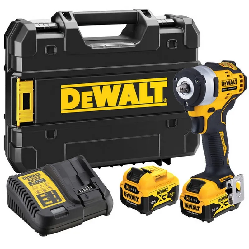 Akumulatorowy Klucz Udarowy 3/8' Xr 12V 2*5.0AH Tstak DEWALT