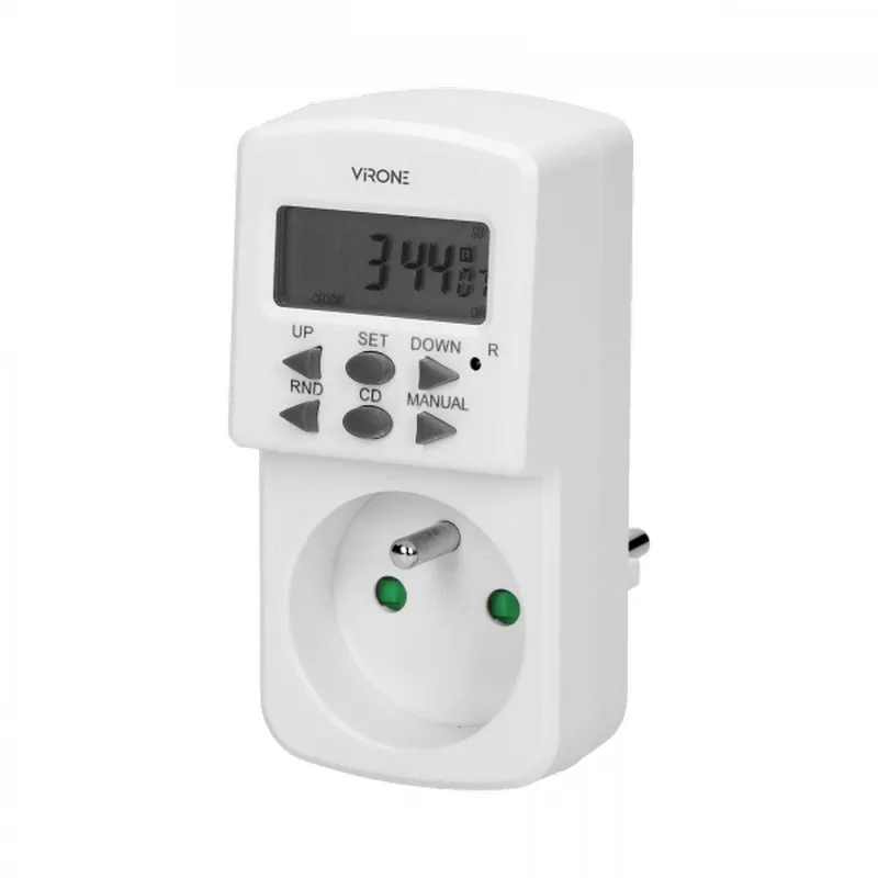 Programator Czasowy Elektroniczny 1800W 8A VIRONE