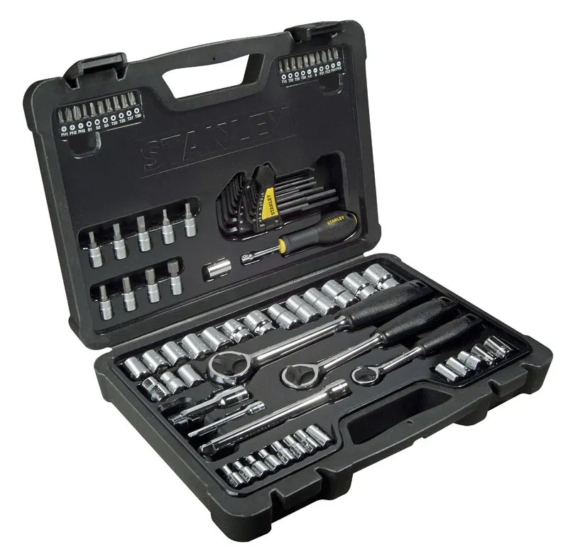 Zestaw Nasadek 80 szt. 1/4, 3/8, 1/2 STANLEY