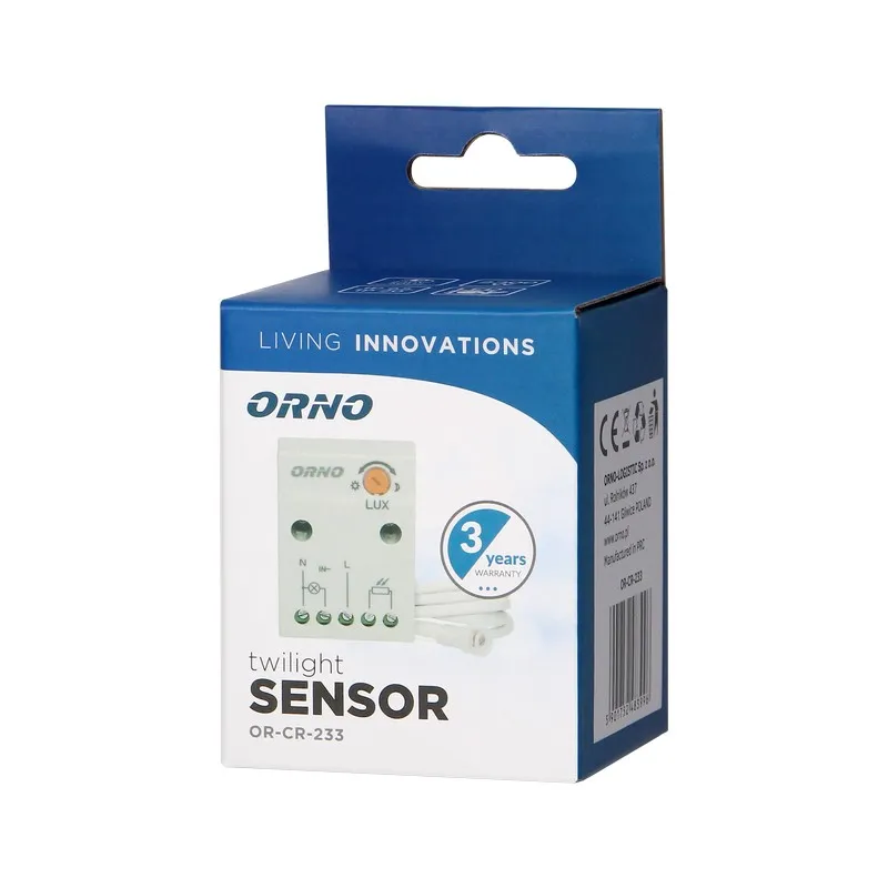 Czujnik Zmierzchowy Z Zewnętrzną Sondą, IP65 2300W ORNO