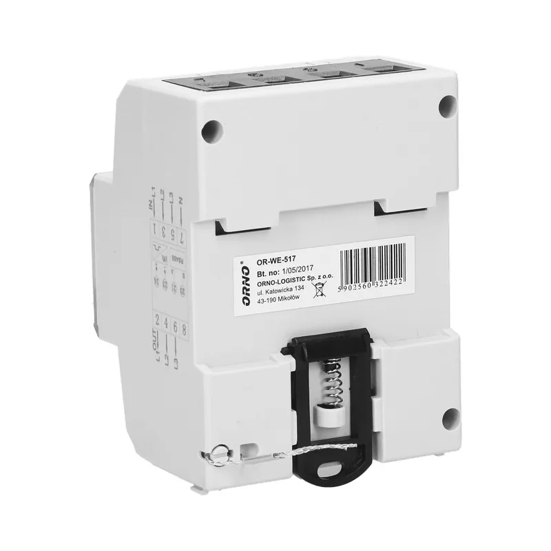 3-FAZOWY Licznik Energii Elektrycznej 80A RS485 Mid ORNO