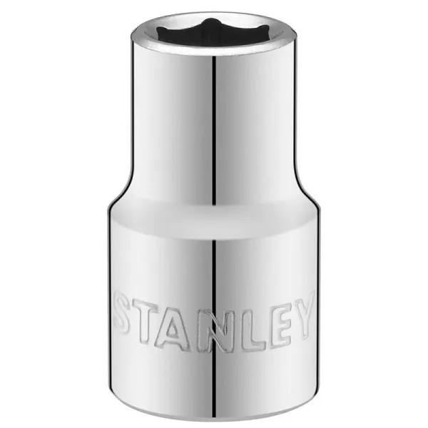 Nasadka Krótka 6-KĄTNA Chromowana 1/2 11mm STANLEY