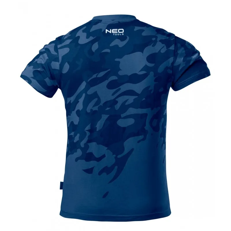 T-Shirt Roboczy Camo Navy, Rozmiar XL NEO