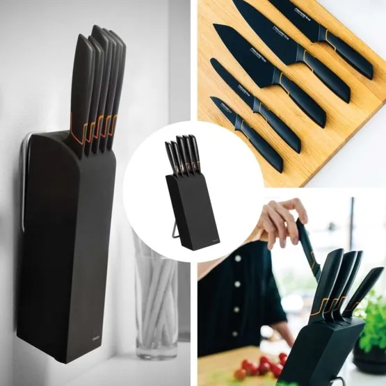 Zestaw 5 Noży W Bloku 2 FISKARS