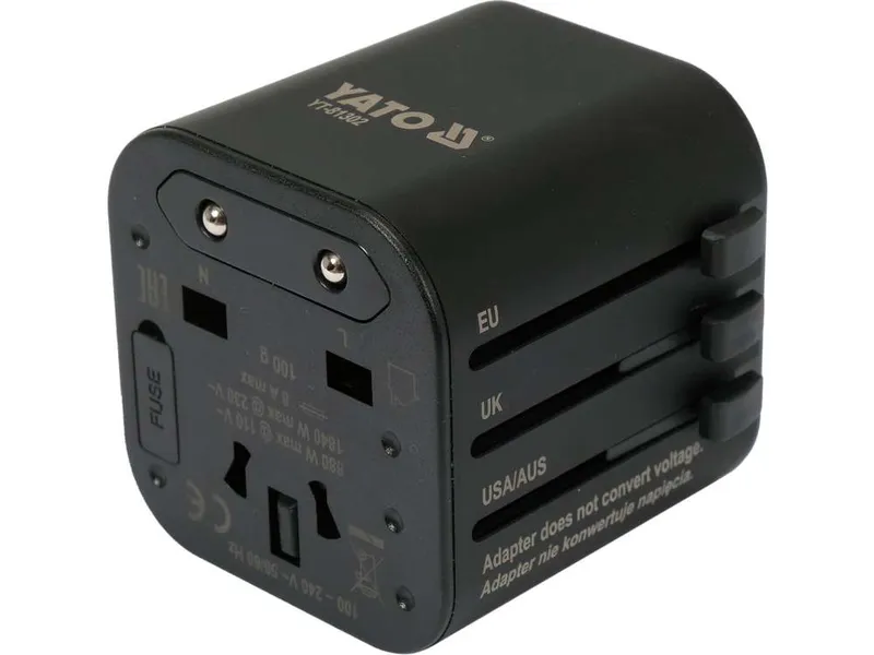 Adapter Podróżny Uniwersalny YATO