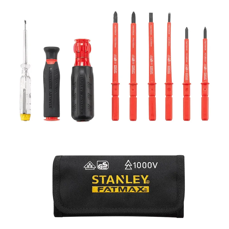 Zestaw Wkrętaków VDE Multi-Bit 10 szt. STANLEY