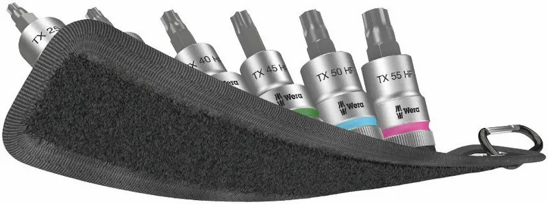 Zestaw Bitów Nasadowych Zyklop 1/2' Torx Hf WERA