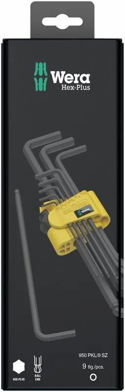 Zestaw Kluczy Trzpieniowych Imperial Z Kulką HEX Plus 9 Cz, WERA