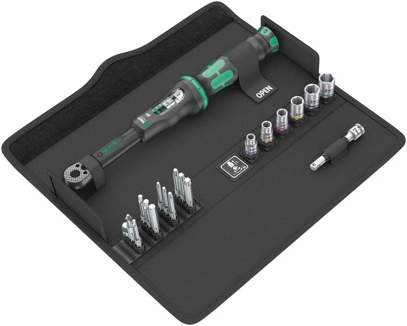 Klucz Dynamometryczny Click-Torque 1/4''2.5-25NM, 20CZĘŚCI WERA