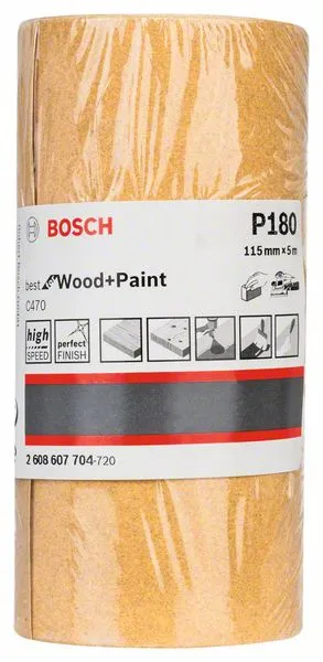 Rolka Szlifierska Best F/Wood 115MM*5M P180 BOSCH