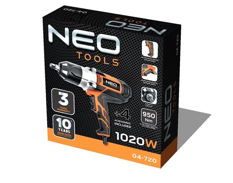 Klucz Udarowy 1020W 950 Nm NEO