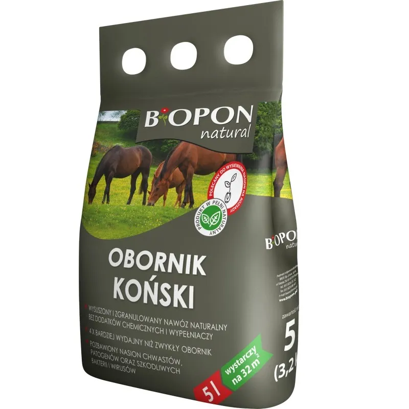 Obornik - Granulowany Koński 5l BIOPON