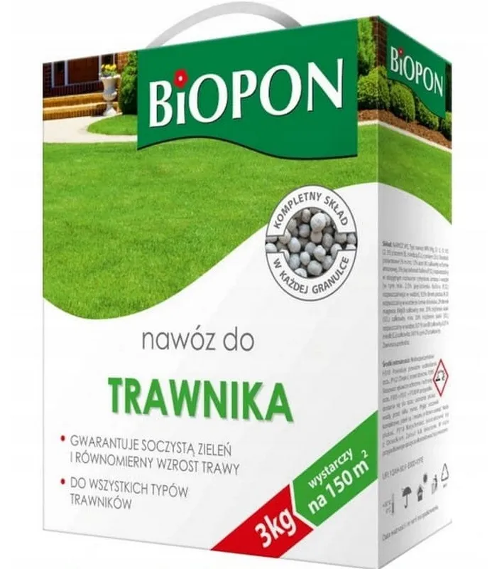 Nawóz - Do. Trawnika, 3 kg BIOPON