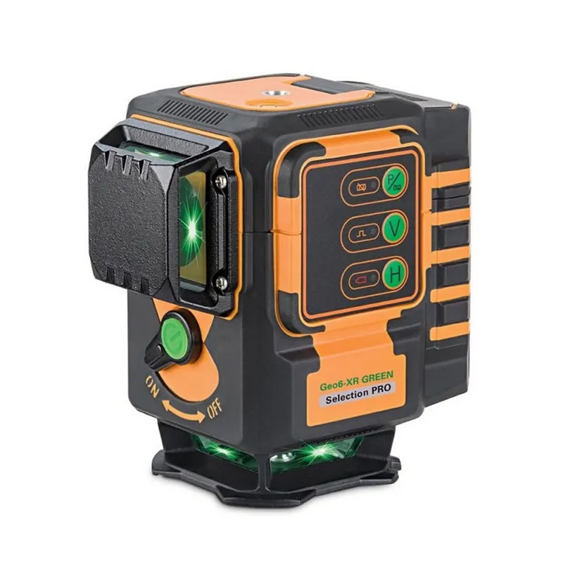Laser Liniowy Krzyżowy GEO6-XR Green Sp GEOFENNEL