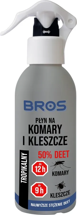 Płyn Na. Komary I Kleszcze 50% Deet 130ml BROS