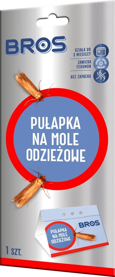 Pułapka Feromonowa Na Mole Odzieżowe 1 szt. BROS