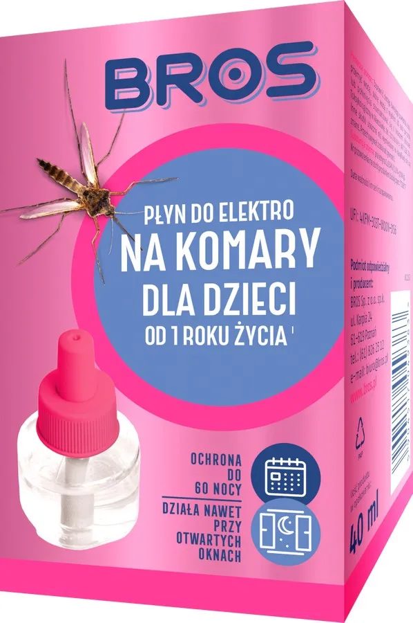 Płyn Do Elektrofumigat,na Komary Sensitive *** 60 Nocy ***re BROS