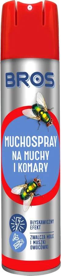 Środek Owadobójczy - Muchospray 520/400 ml. BROS